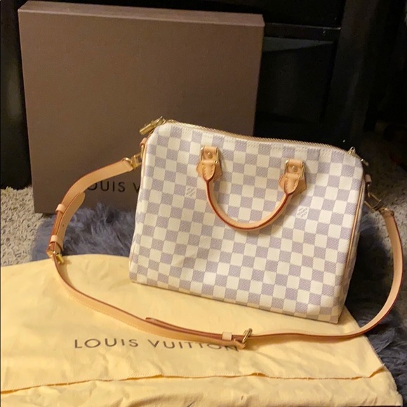 Louis Vuitton soeedy b 30 d. Azur - Picture 1 of 8